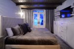 Master bedroom with private balcony